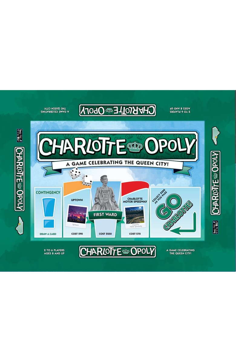 Late for the Sky Charlotteopoly Monopoly Board Game, Main, color, Multicolored