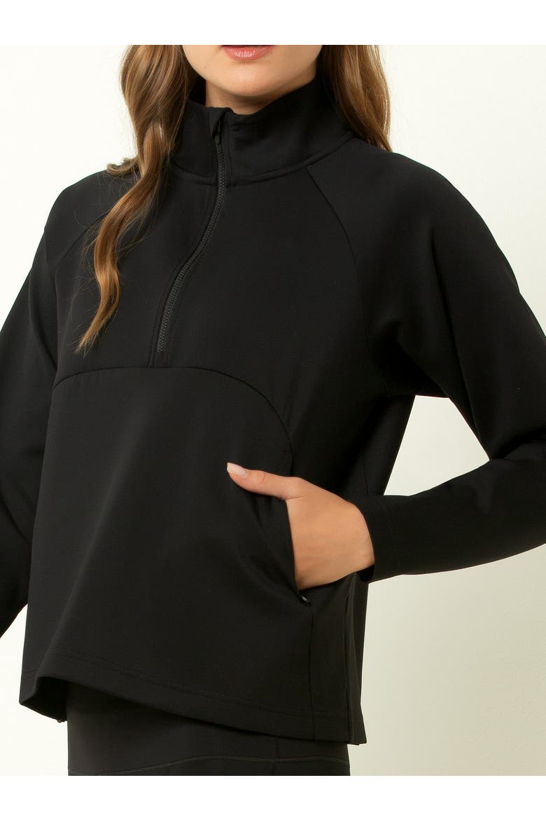Performance 1/4 Zip Pullover, Alternate, color, Black