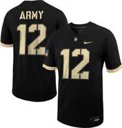 Nike Men's Nike #12 Black Army Black Knights Untouchable Football Jersey