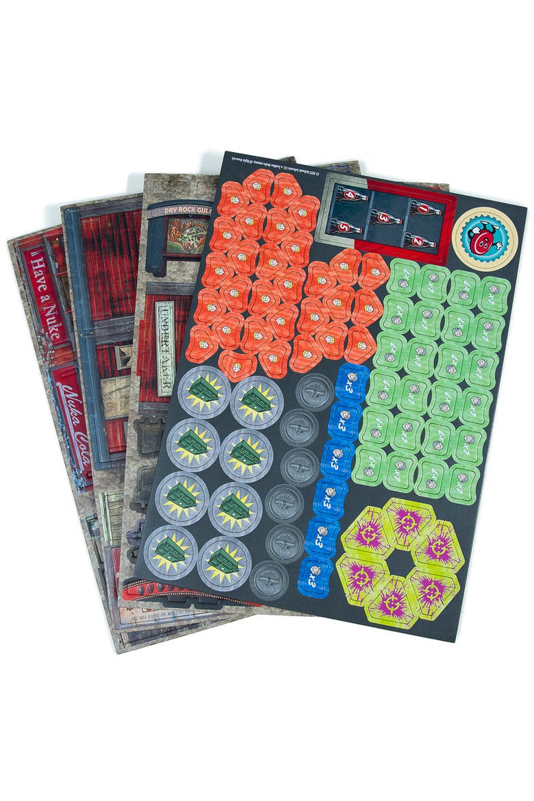 Modiphius Fallout Factions Tokens & Terrain Pack 1 Rpg Accessory, Alternate, color, Multicolored