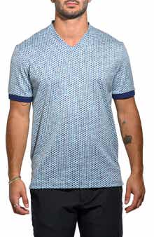 Maceoo Vivaldi V-Neck Cotton T-Shirt