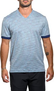 Maceoo Vivaldi V-Neck Cotton T-Shirt