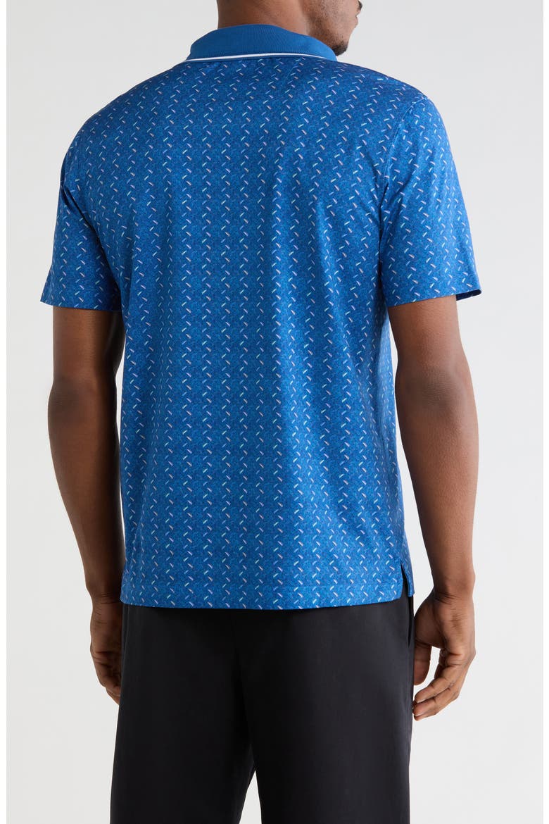 Short Sleeve Knit Polo, Alternate, color, NIGHT BLUE