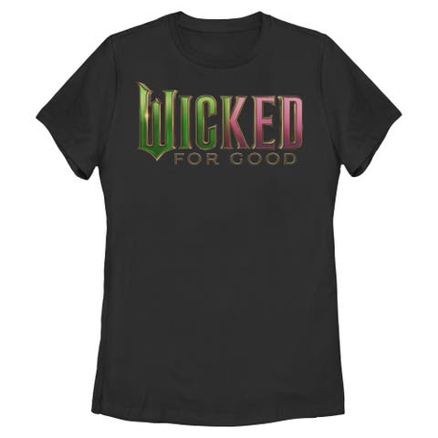 Women's Wicked For Good Official Tonal Logo  Graphic T-Shirt