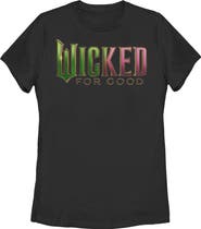 Wicked: For Good Women's Wicked For Good Official Tonal Logo Graphic T-Shirt