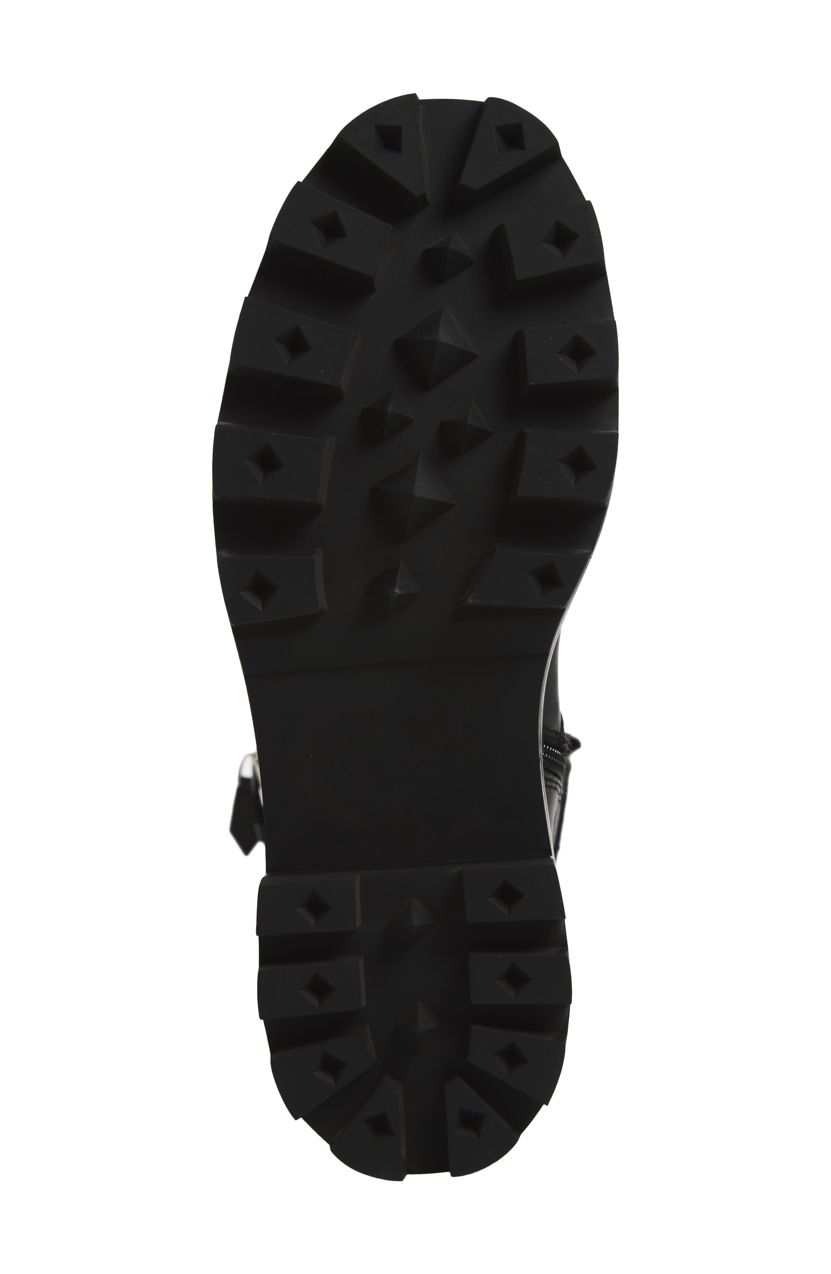 Jeffrey Campbell Sybill Lug Sole Knee High Boot, Alternate, color, Black