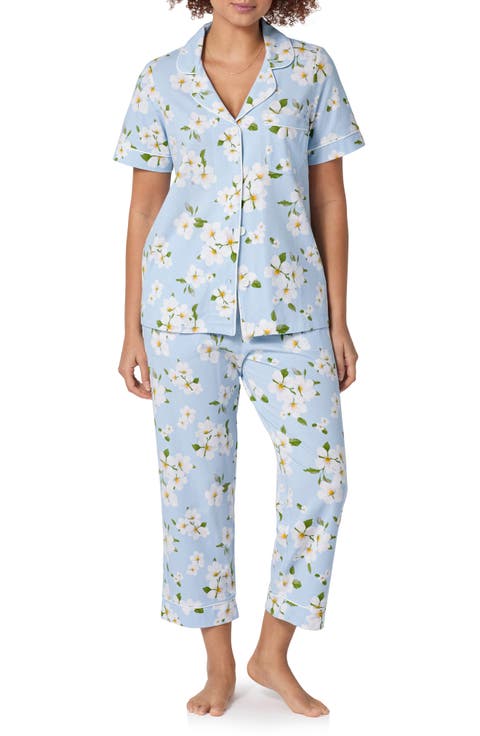 Stretch Cotton Jersey Pajamas (Regular & Plus)