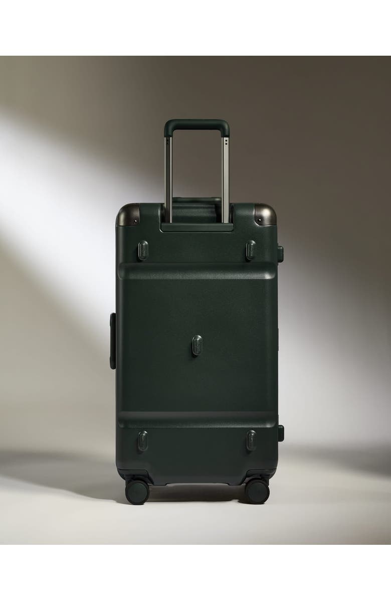 ANTLER Heritage Stripe Trunk Suitcase, Alternate, color, Dark Forest Green