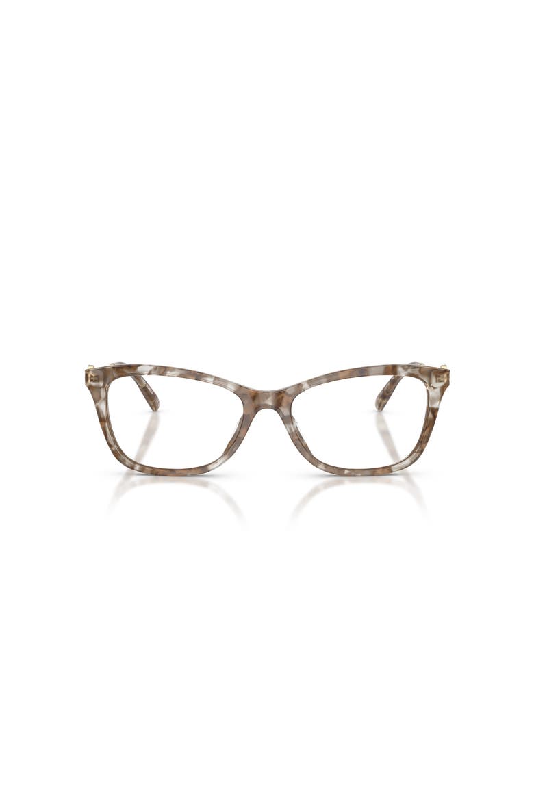 55mm Square optical glasses, Alternate, color, Brown