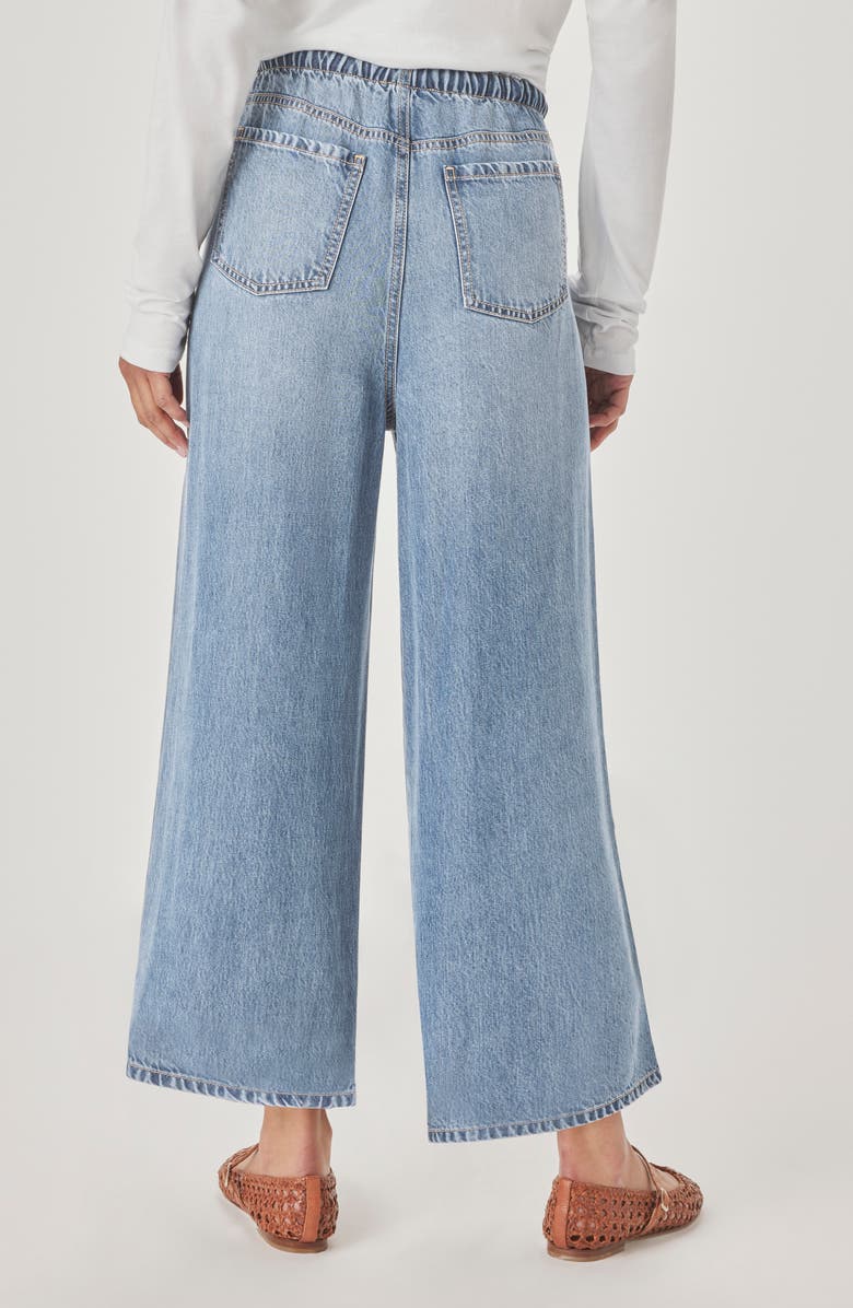 Splendid Lounge Wide Leg Crop Jeans, Alternate, color, Indigo Blue