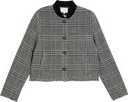 Vince Plaid Wool Blend Jacket