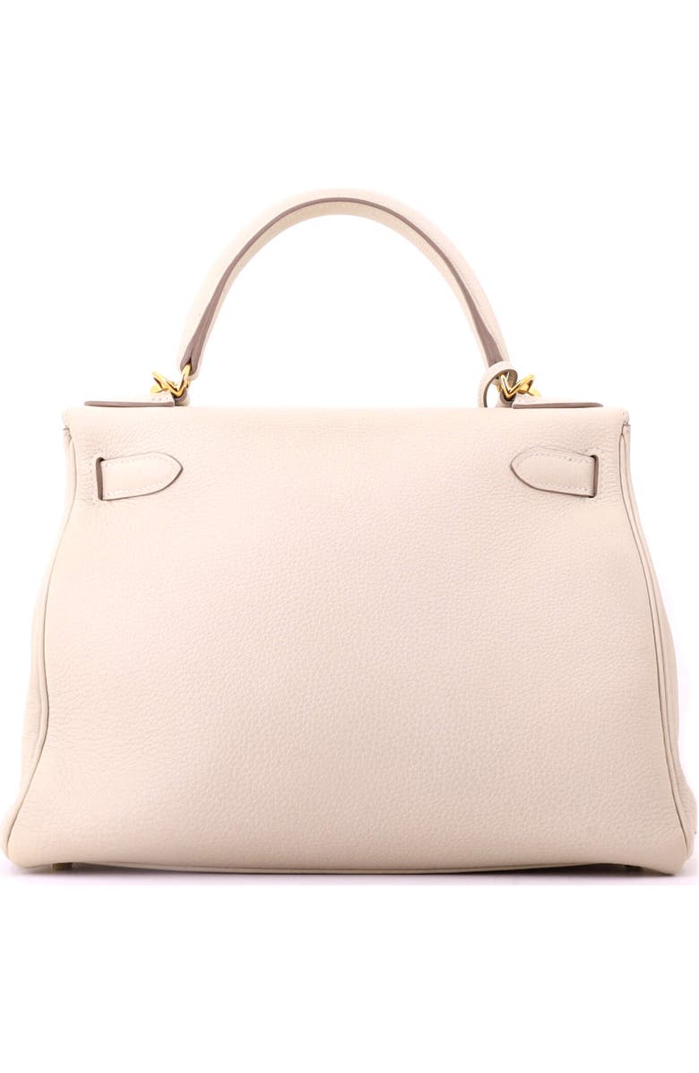 Pre-Owned Hermes Kelly Handbag Light Togo with Gold Hardware 28, Alternate, color, Beton
