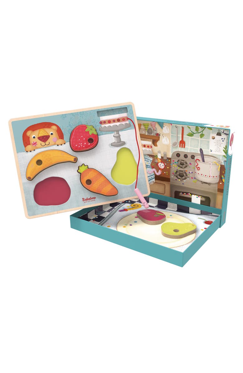 Bababoo and friends<sup>®</sup> Little Worm Loves to Eat Threading Puzzle, Main, color, Multi / Red