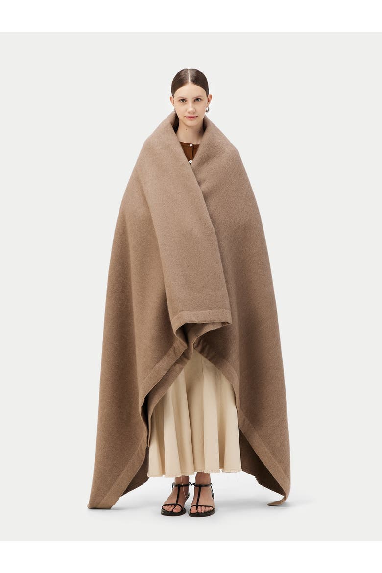 Cashmere Throw, Main, color, taupe