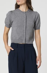 French Connection Puff Sleeve Cardigan