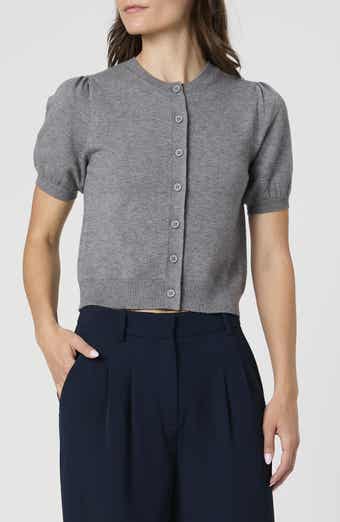 French Connection Puff Sleeve Cardigan