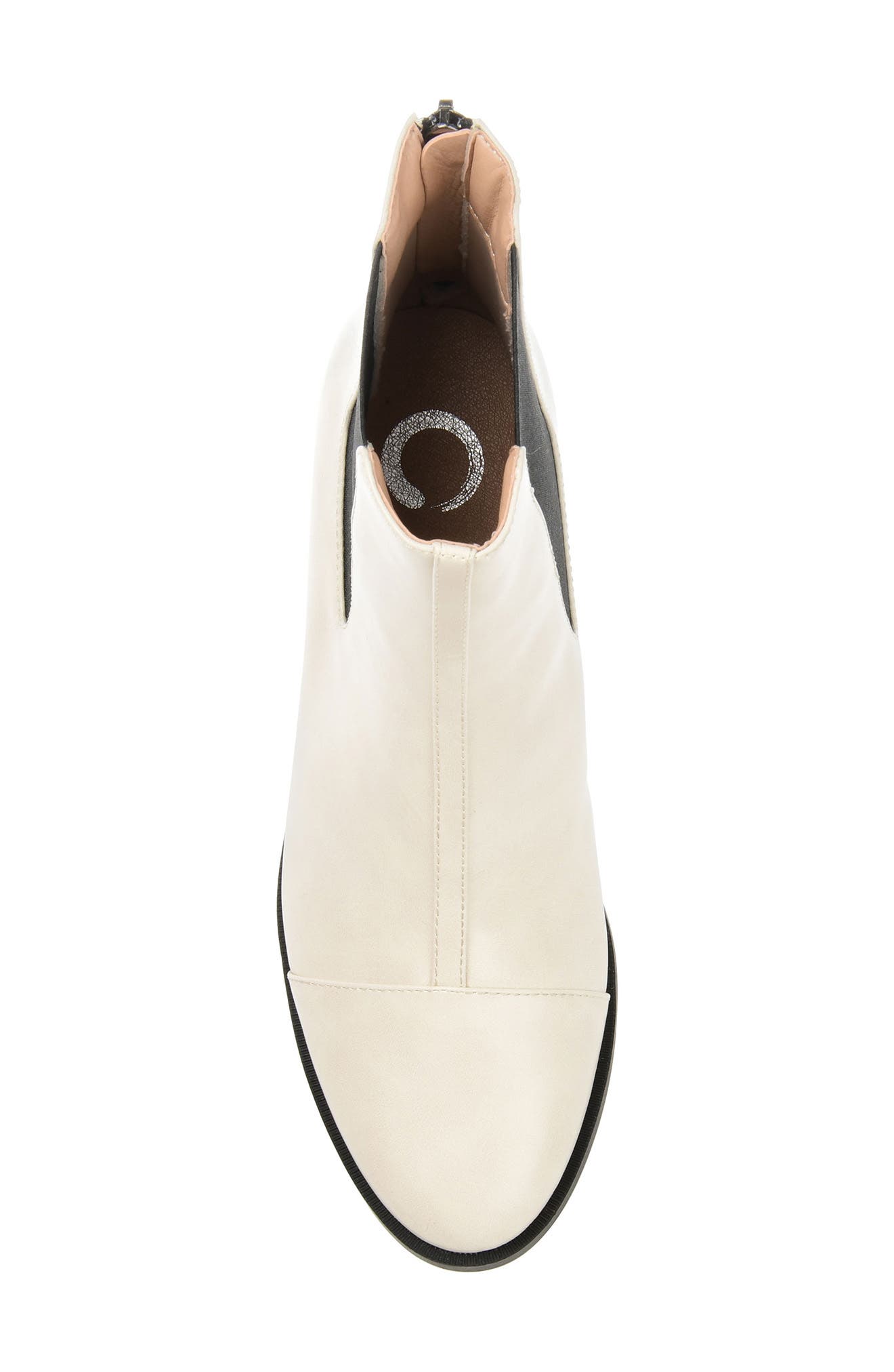 Journee Collection Comfort Foam Nigella Bootie, Alternate, color, Bone