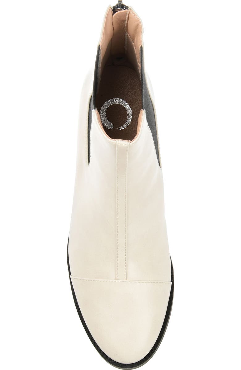 Journee Collection Comfort Foam Nigella Bootie, Alternate, color, Bone