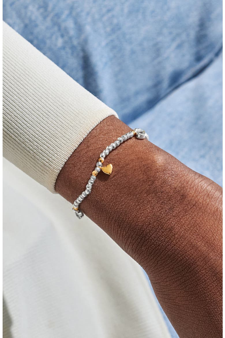 Sparkle Confetti A Little 'Heart Of Gold' Bracelet, Alternate, color, Mixed
