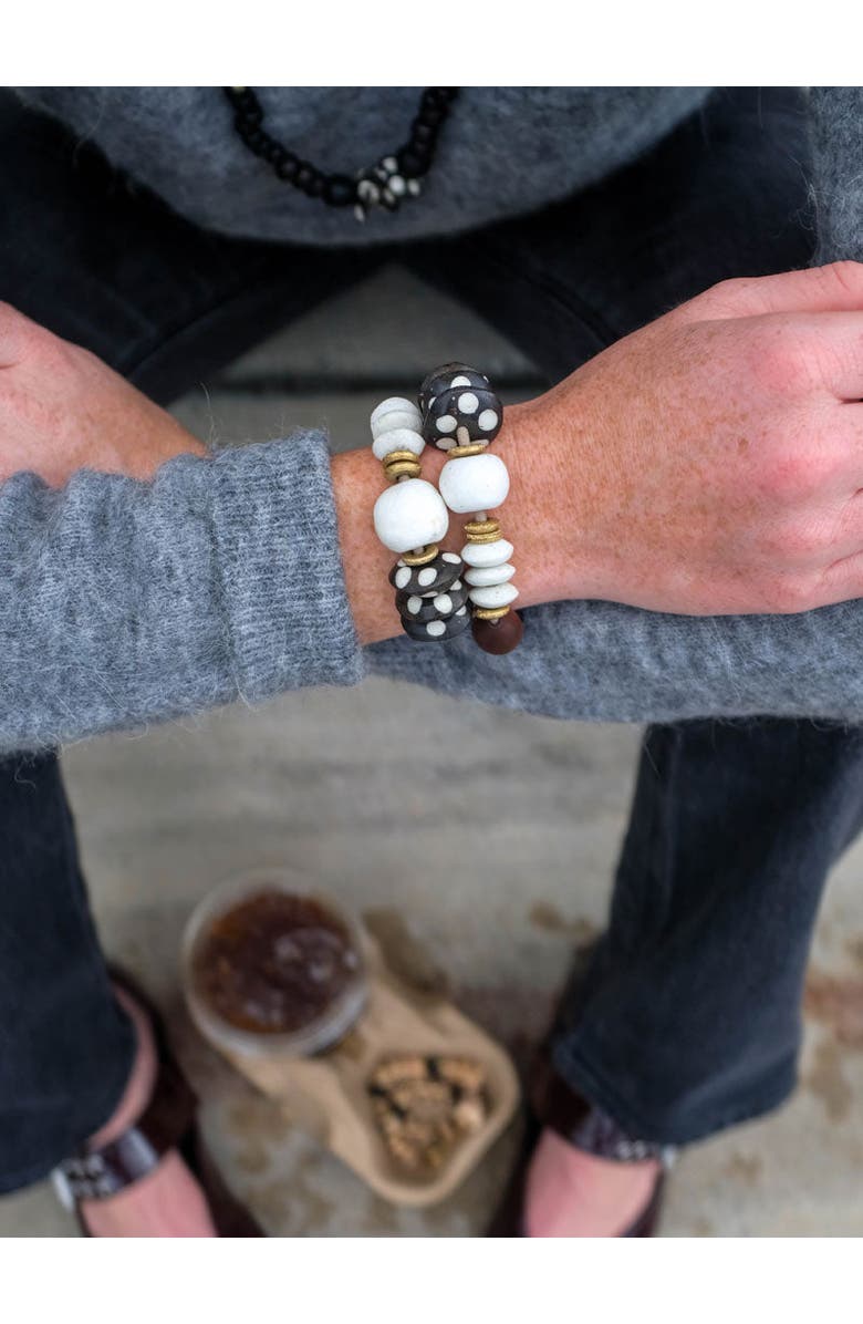 By Lilla Subway Capsule Bracelet Hairtie, Alternate, color, Multi