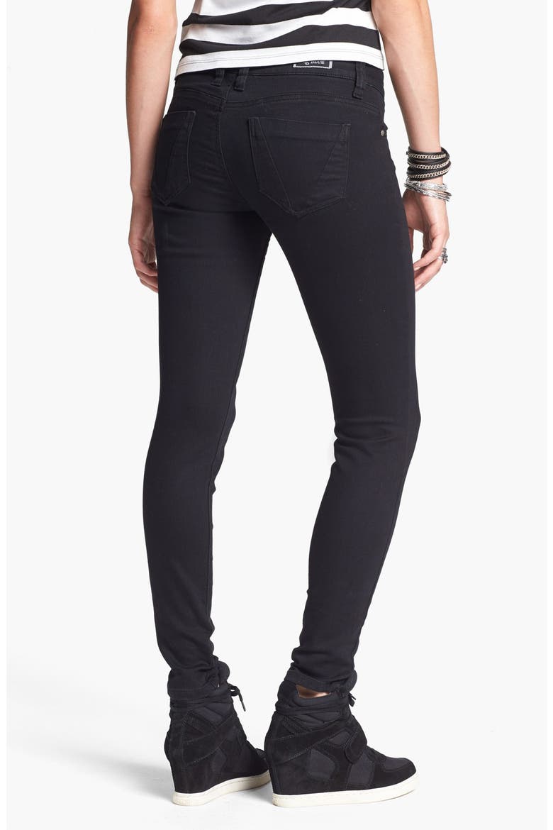 Skinny Jeans, Alternate, color, BLACK