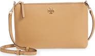 Tory Burch Mercer Pebbled Zip Crossbody Bag