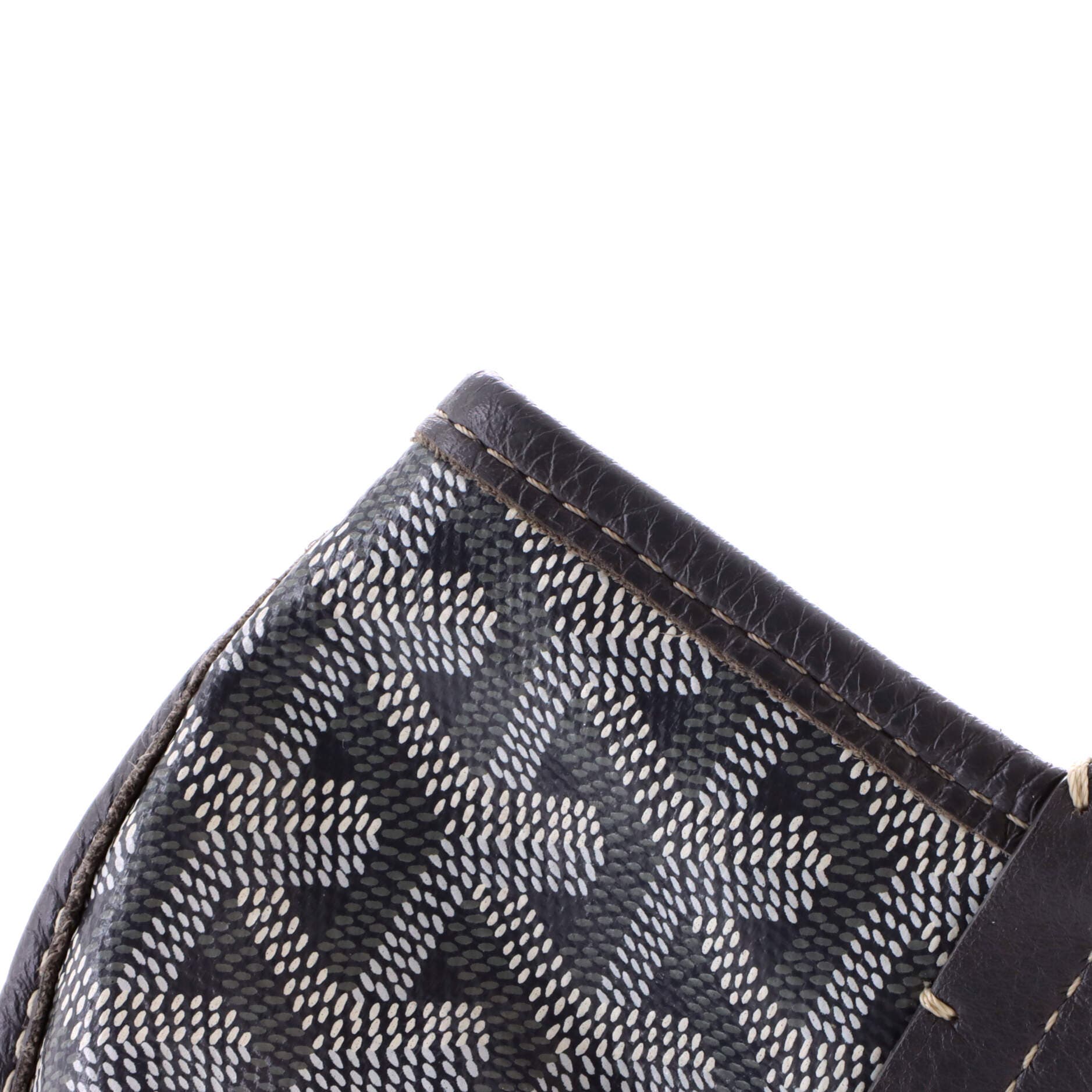 Pre-Owned Goyard Anjou Reversible Tote Coated Canvas Mini, Alternate, color, Gray