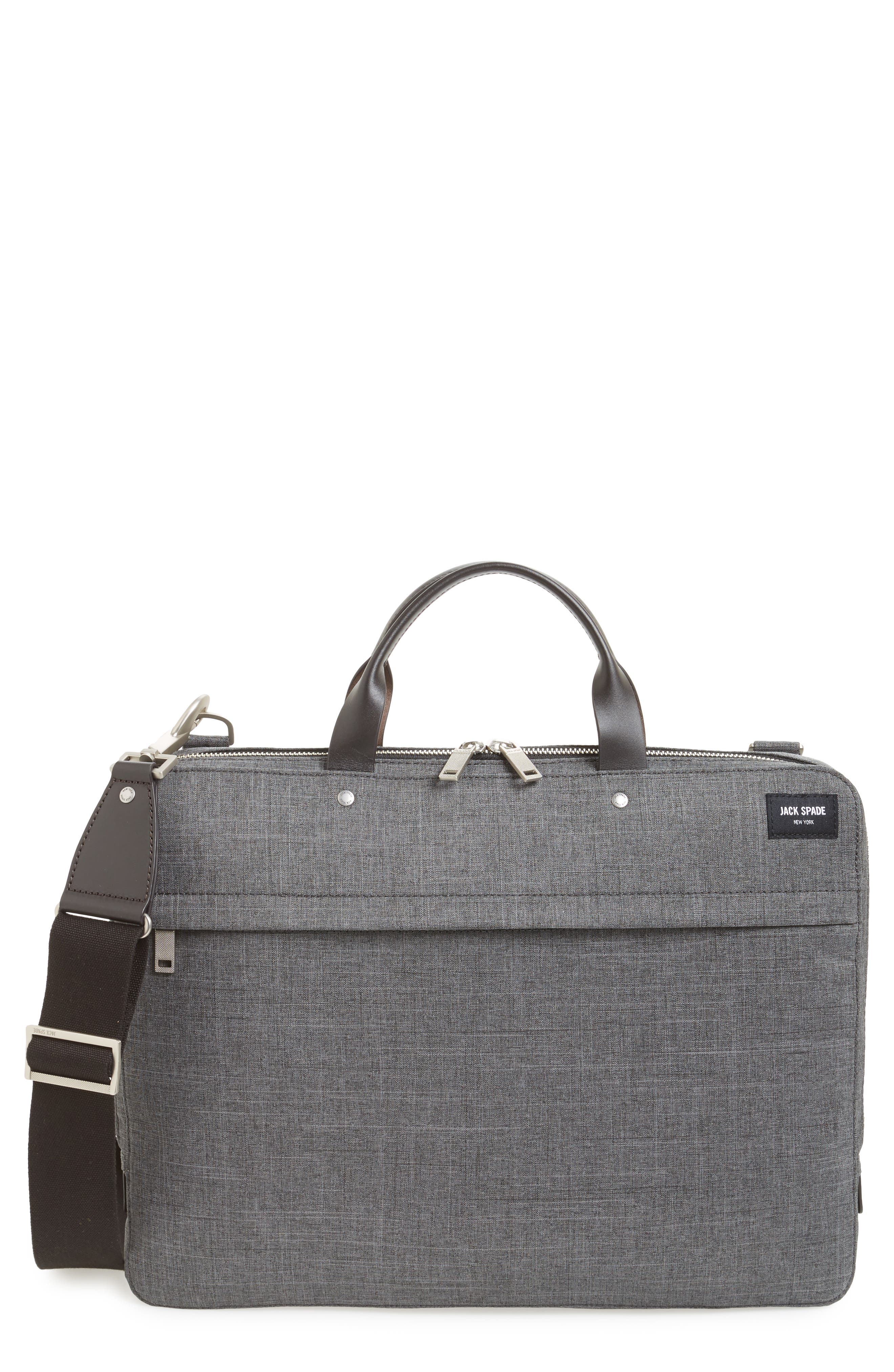 Jack Spade 'Tech Oxford' Slim Laptop Briefcase, Main, color, 
