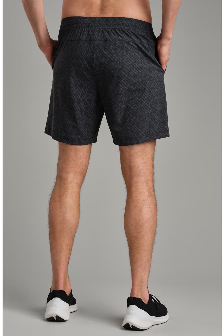Pursuit 7-Inch Unlined Training Shorts, Alternate, color, BLACK/ ASPHALT TEXTURE