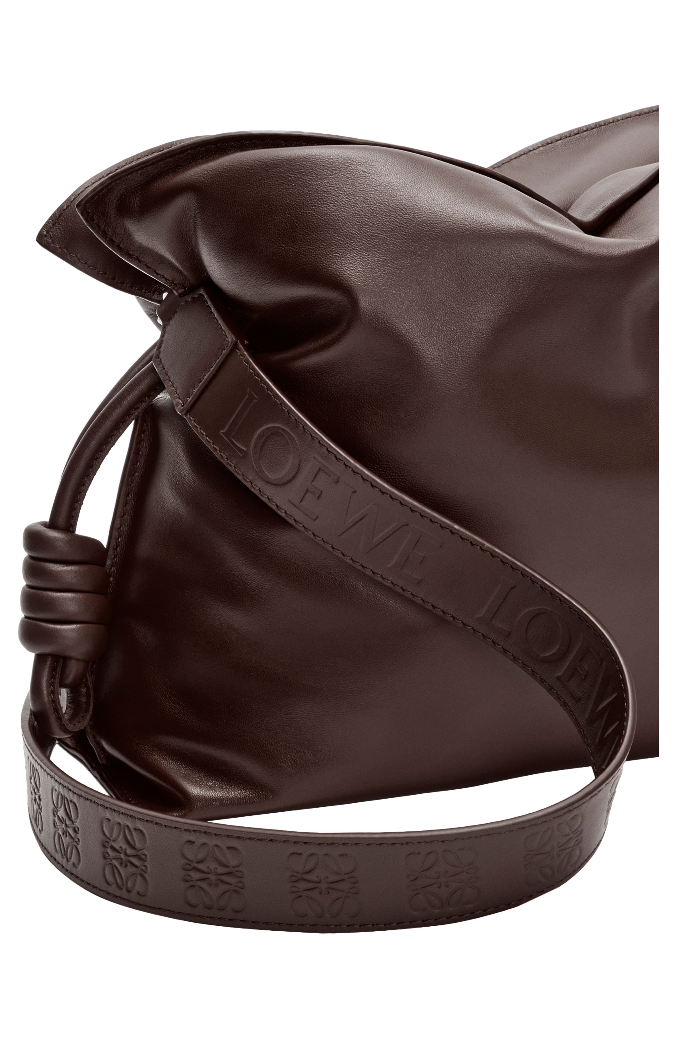 Loewe Flamenco Puffer Leather Clutch, Alternate, color, 