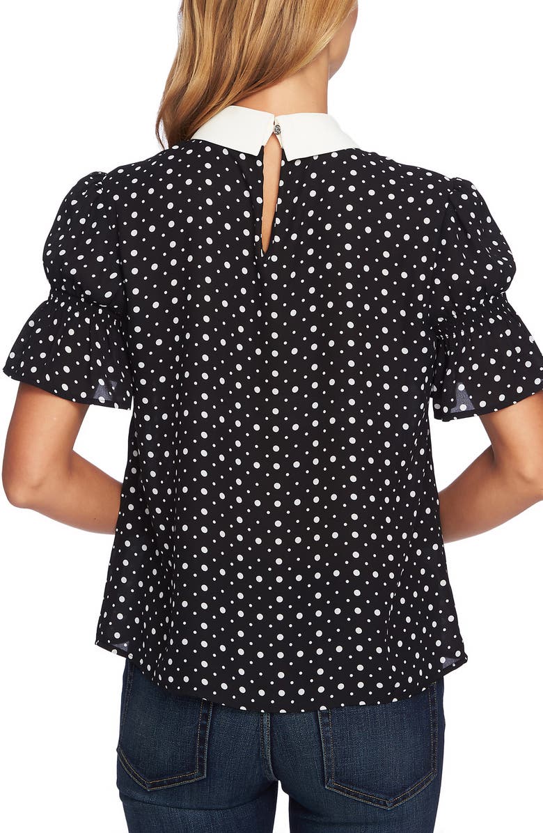CeCe Collared Party Top, Alternate, color, 