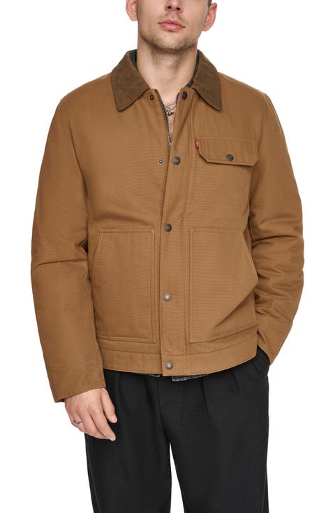 Cotton Canvas Zip Jacket