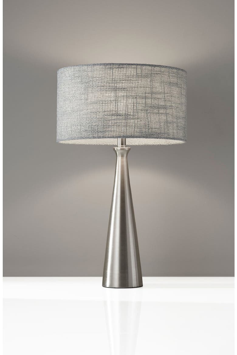 Linda Table Lamp, Alternate, color, BRUSHED STEEL