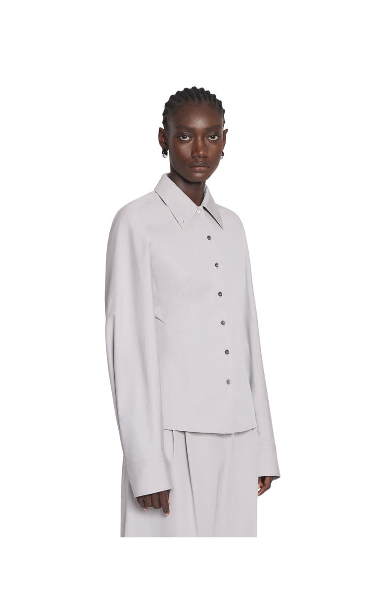 Lanvin Tailored Cotton Shirt, Alternate, color, Mink