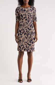 Ruched A-Line Dress