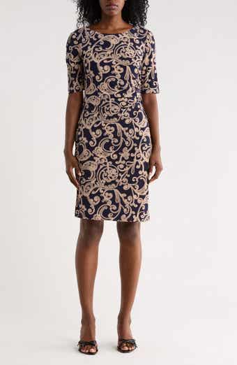 Ruched A-Line Dress