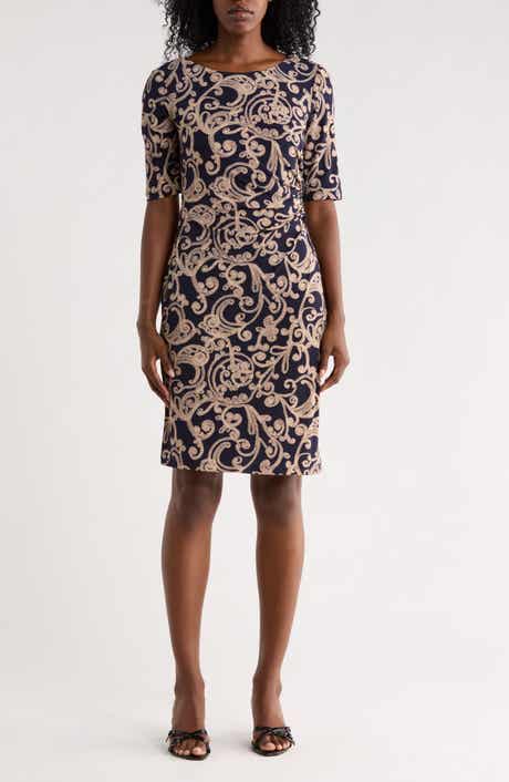 Ruched A-Line Dress