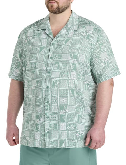 Big & Tall Cabana Sport Shirt