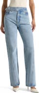 Manière De Voir Loane Twist Leg Boyfriend Jeans With Waist Adjuster