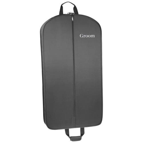Wallybags Bride & Groom 2-piece Deluxe Travel Garment Bag Set In Black