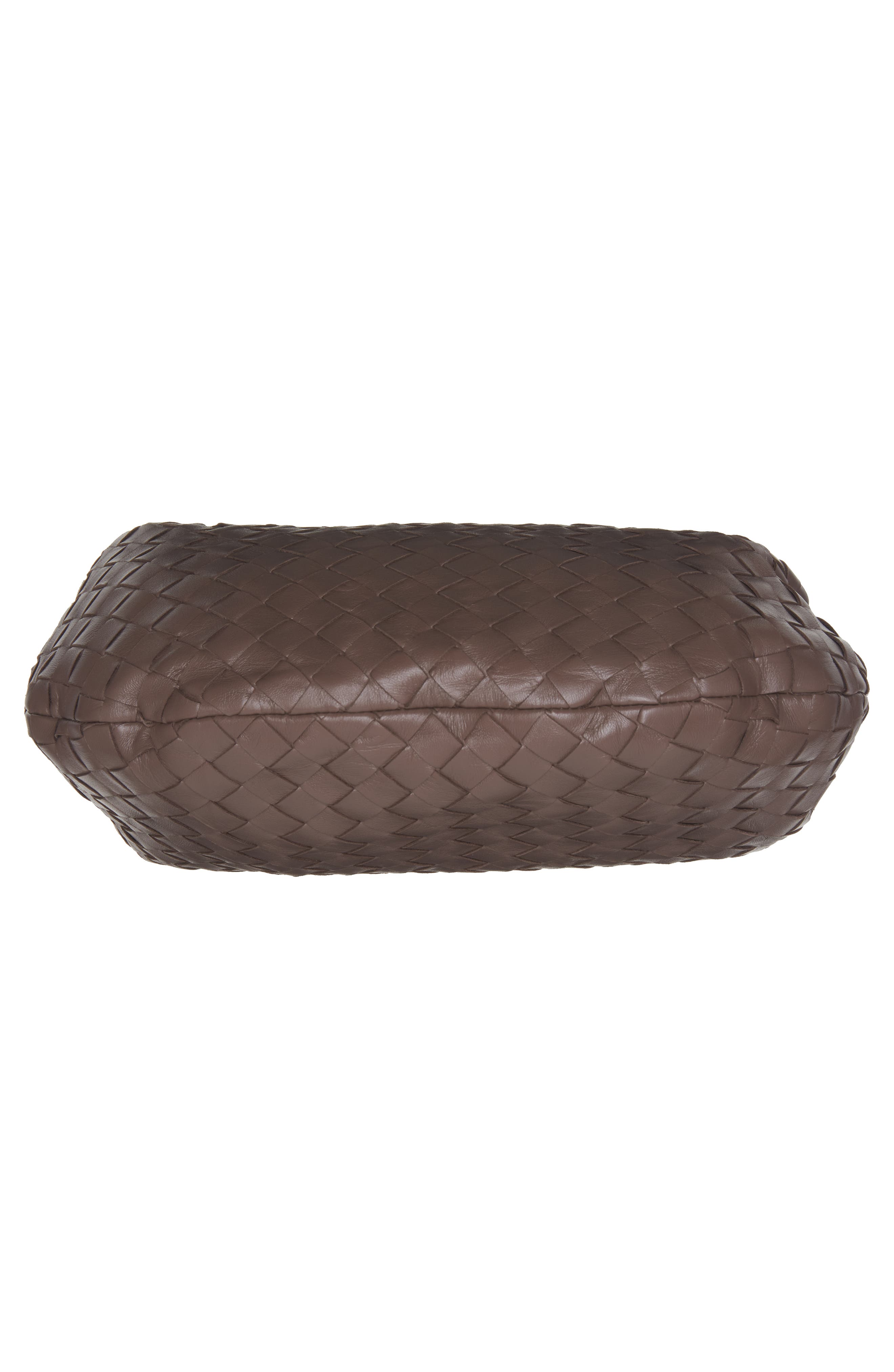 Bottega Veneta Teen Jodie Intrecciato Leather Hobo, Alternate, color, 2560 Taupe Grey-Gold