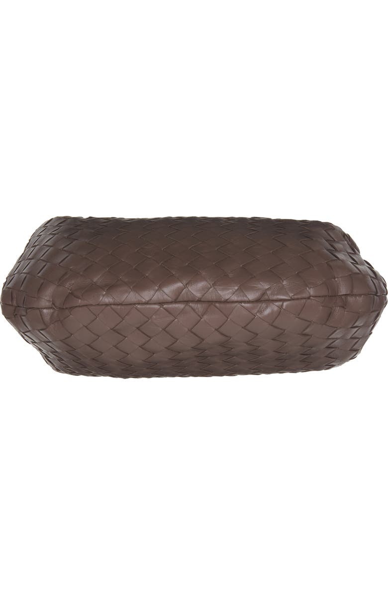 Bottega Veneta Teen Jodie Intrecciato Leather Hobo, Alternate, color, 2560 Taupe Grey-Gold