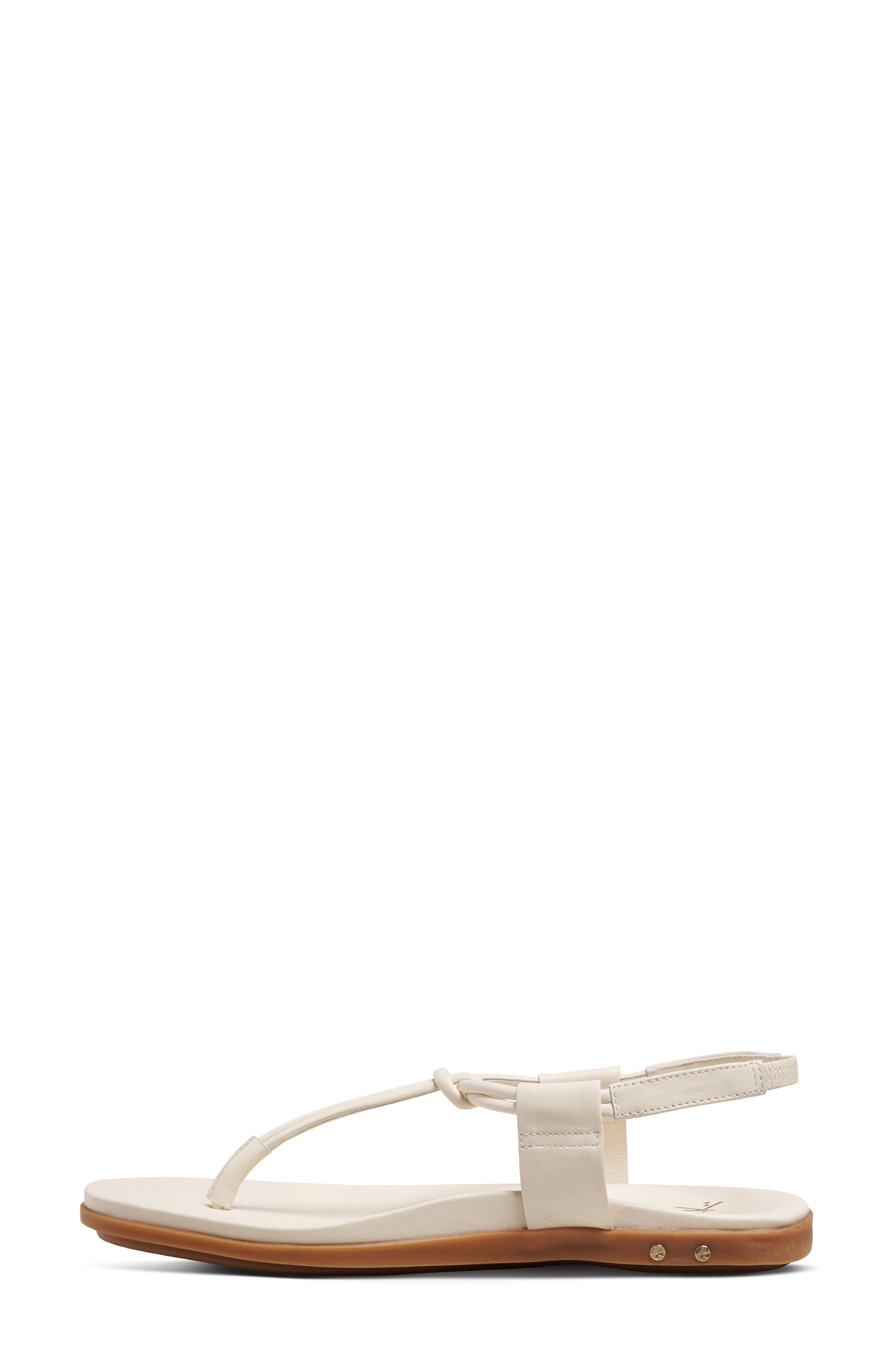 Beek Mango Leather Sandal, Alternate, color, Vanilla