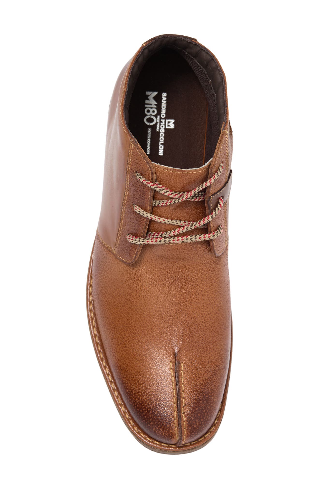Center Seam 3-Eyelet Boot, Alternate, color, COGNAC