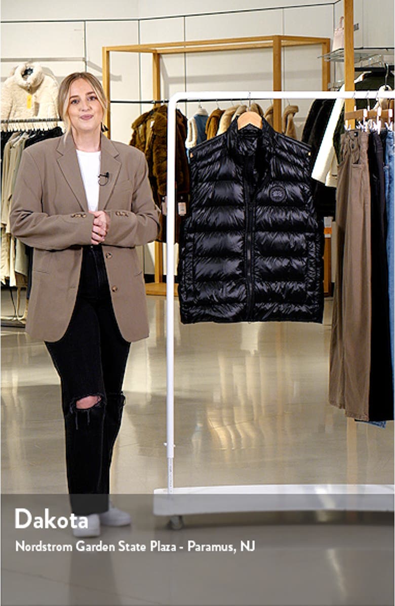 Crofton Water Repellent Packable Quilted 750 Fill Power Down Vest, sales video thumbnail