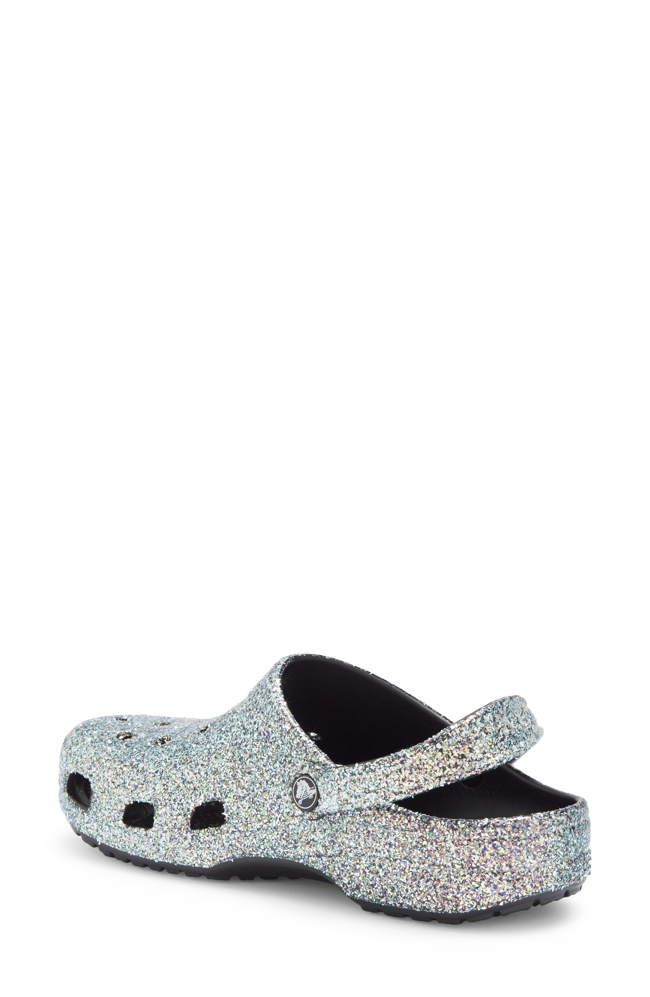 CROCS Gender Inclusive Classic Glitter Clog, Alternate, color, 