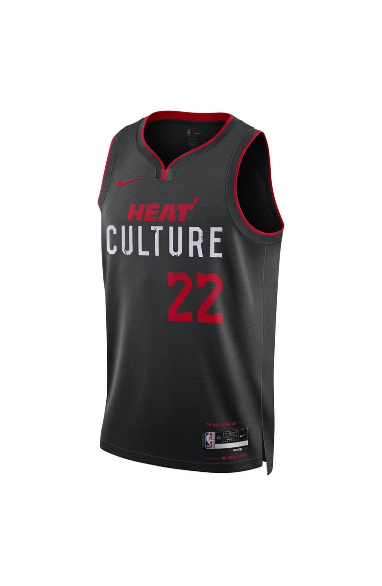 Nike Unisex Nike Jimmy Butler Black Miami Heat 2023/24 Swingman Jersey - City Edition, Alternate, color, 