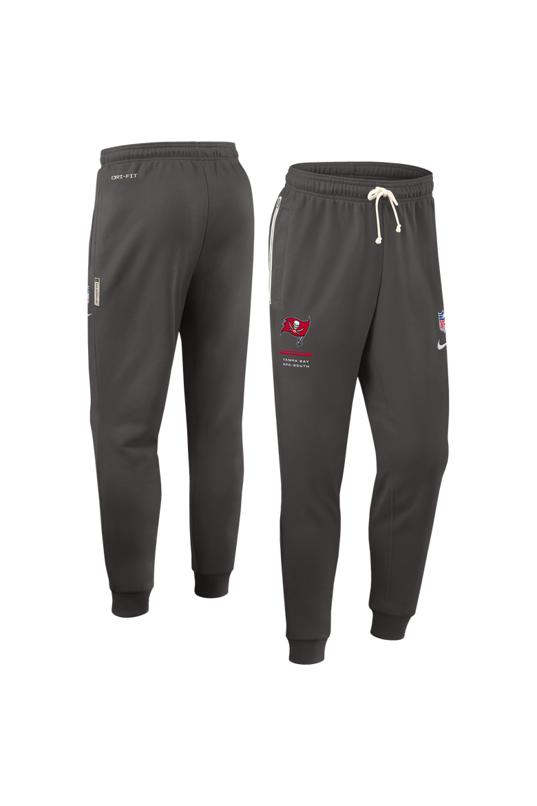 Men's Nike Pewter Tampa Bay Buccaneers Sideline Standard Issue Touchback Kick Dri-FIT Taper Pants, Main, color, Pewter