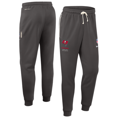 Men's Nike Pewter Tampa Bay Buccaneers Sideline Standard Issue Touchback Kick Dri-FIT Taper Pants
