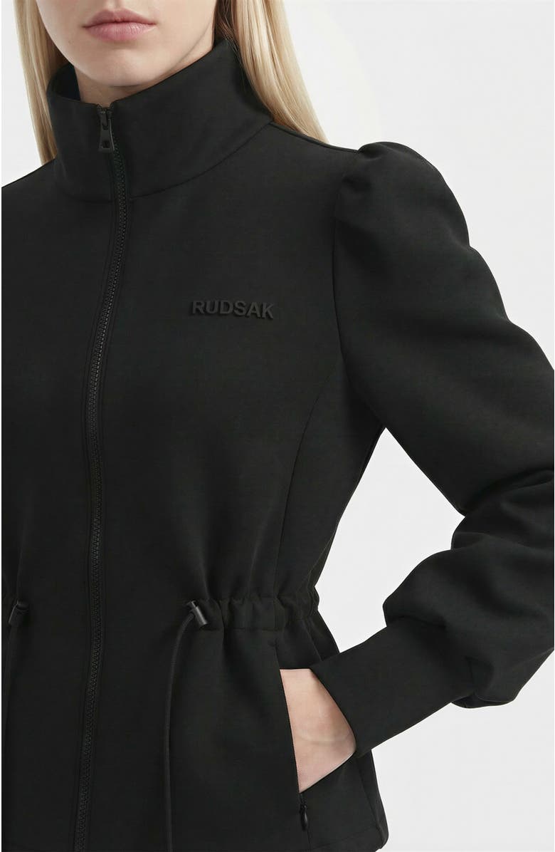 Rudsak Elodie Zip-up Sweater Jacket, Alternate, color, Black